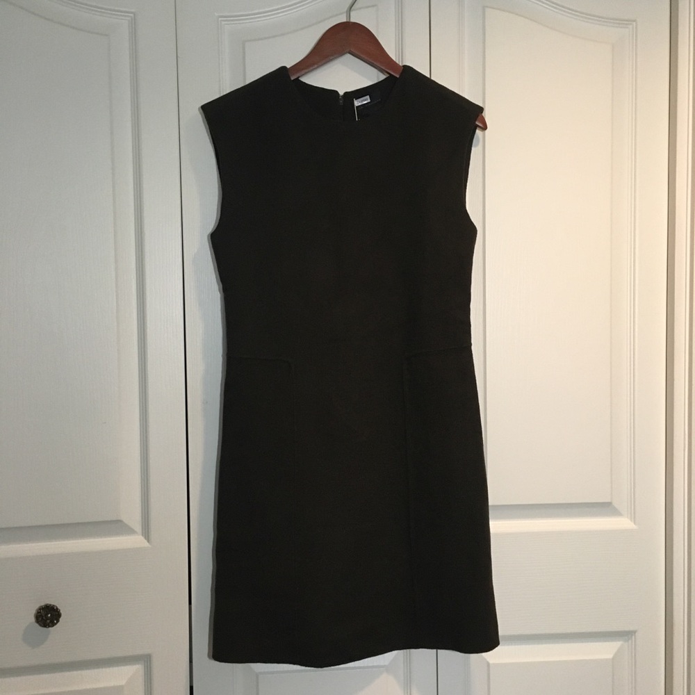 NWT HotelParticulier olive green sleeveless dress